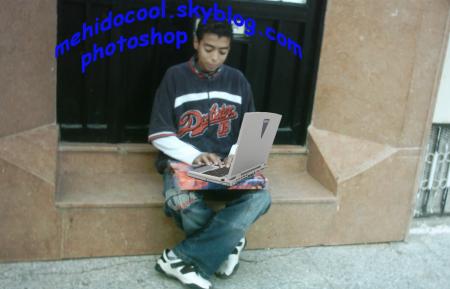 hihihihih c moi avec un pc portable c juste un motage